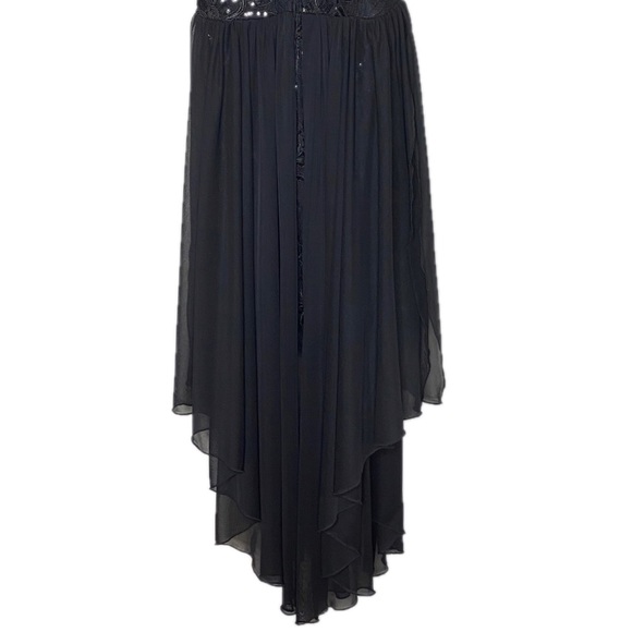 City Triangles Black High Low Sequin Dress Size 1 - Picture 13 of 16